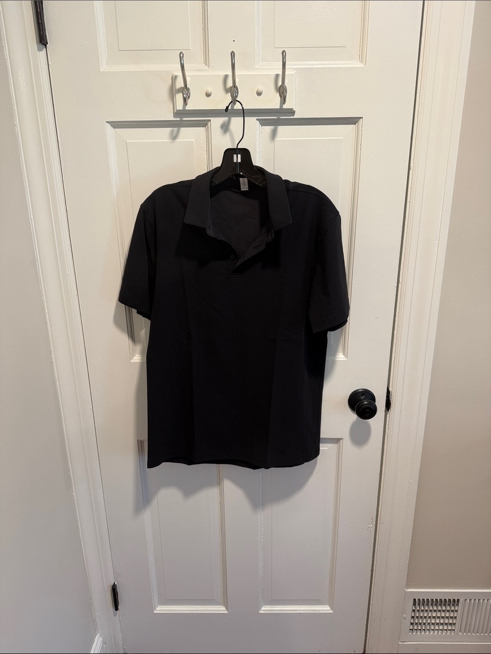 lululemon athletica Men's Black Polo Performance Shirt